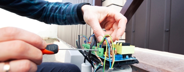 Installation portail électrique Évin-Malmaison